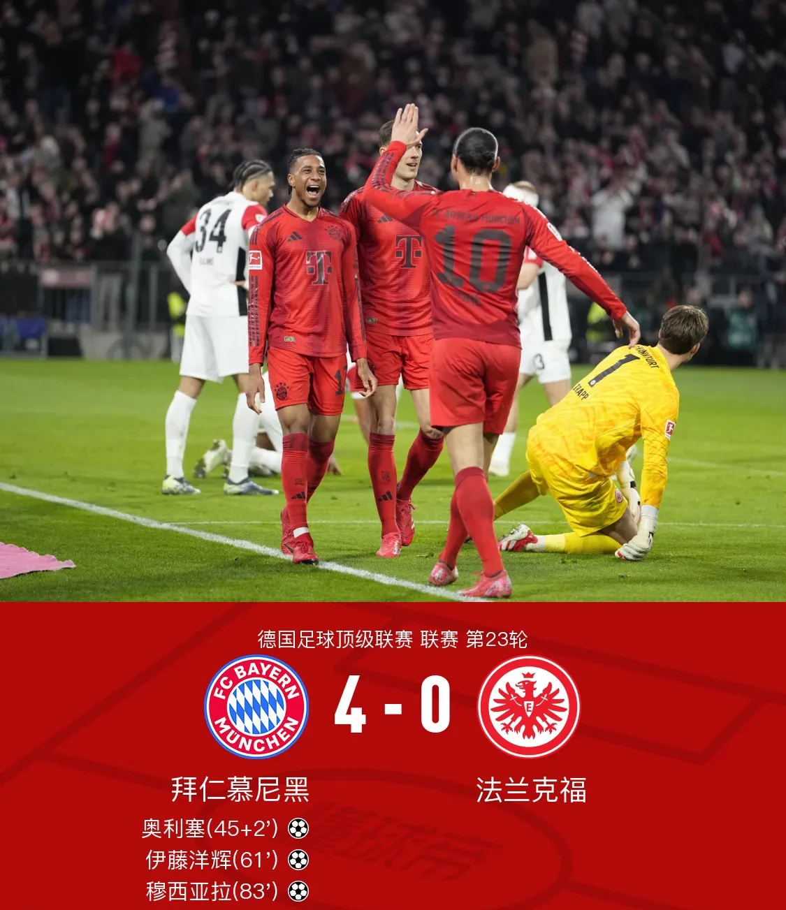 拜仁慕尼黑比赛结果最新-开云体育网址